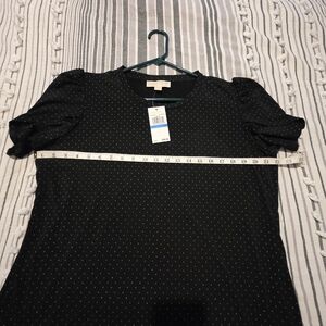 Elegant Black and Gold Women's Blouse